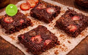 BROWNIE με γέμιση κακάο