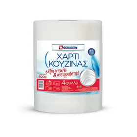 ECONOMY Χαρτί Κουζίνας 4 Φύλλων 800gr