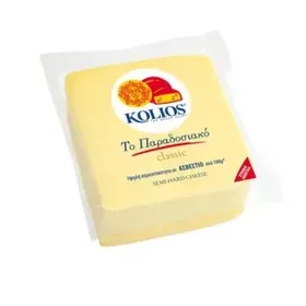 Ημίσκληρο τυρί KOLIOS παραδοσιακό 370γρ.