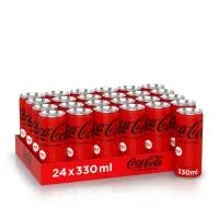 Coca-Cola Zero Κιβώτιο 24x330 ml