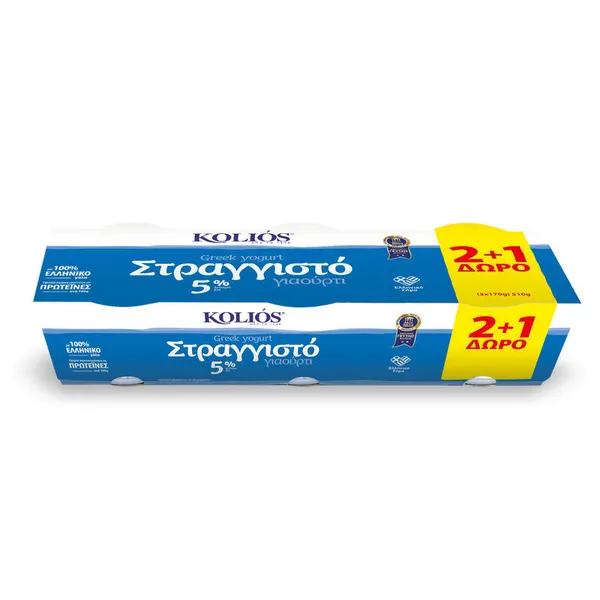 στραγγιστό γιαούρτι 5% ή 2%