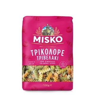 MISKO ΜΑΚΑΡΟΝΙ ΤΡΙΚΟΛΟΡΕ ΤΡΙΒΕΛΑΚΙ 500GR