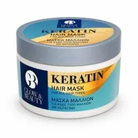 GLOW & BEAUTY Μάσκα Μαλλιών με κερατίνη για κάθε τύπο 250ml