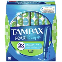 TAMPAX Ταμπόν Compak Pearl Super 16 Τεμάχια