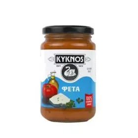 KYKNOS ΣΑΛΤΣΑ ΤΟΜΑΤΑΣ  ΦΕΤΑ 350g/334ml
