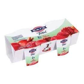 TOTAL Γιαούρτι Στραγγιστό 2% Ρόδι Ράσμπερι 2x150g