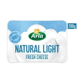 NATURAL CREAM CHEESE, NATURAL LIGHT FRESH CHEESE