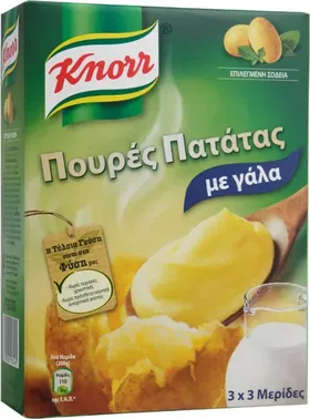 Πουρές Πατάτας με Γάλα Knorr (251 g)