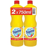 Topine Gel Χλώριο Λεμόνι 2x750ml.