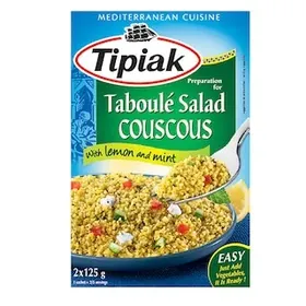 TIPIAK Ταμπουλέ Κους Κους με Λεμόνι Μέντα 2x125g