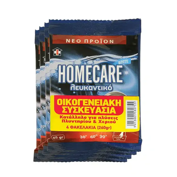 Homecare Λευκαντικό Οικογενειακή Συσκευασία 4x65γρ.
