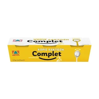 COMPLET Επιδόρπιο Γιαουρτιού 2% Χωρίς Λακτόζη 3x190g