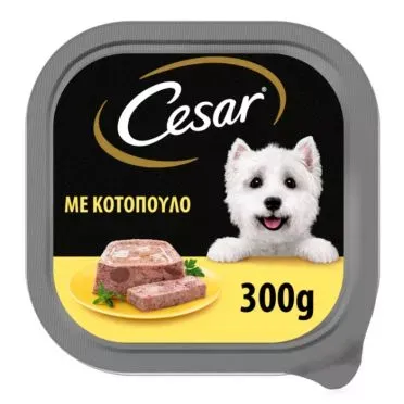 Cesar® Adult Πλήρης Υγρή Τροφή Σκύλου με Κοτόπουλο σε Δισκάκι 150g