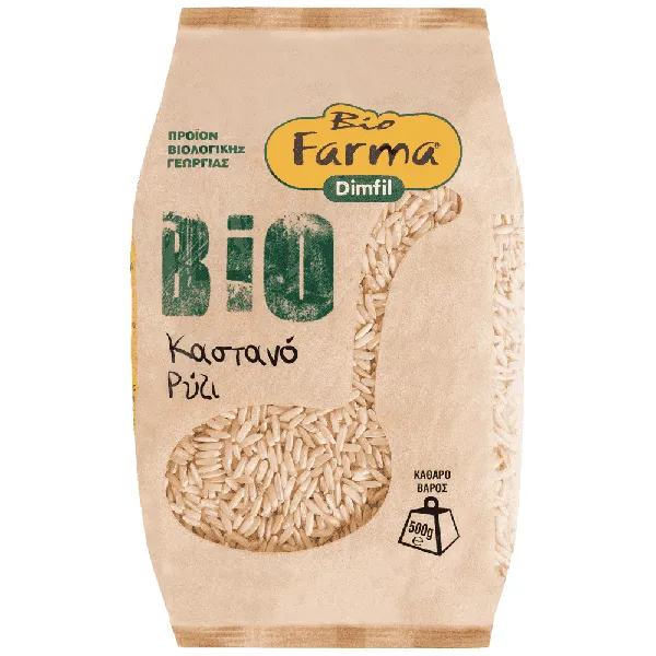 Ρύζι καστανό BIO FARMA 500γρ.