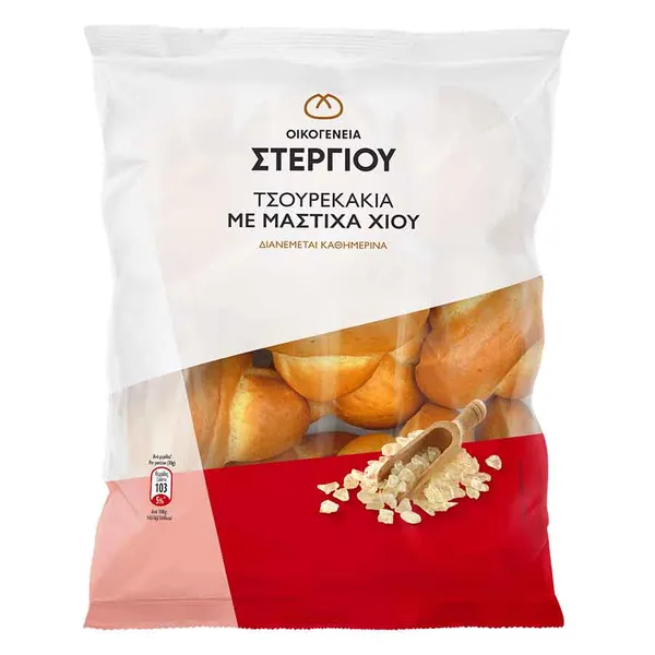 ΟΙΚΟΓΕΝΕΙΑ ΣΤΕΡΓΙΟΥ Τσουρεκάκι με Μαστίχα Χίου 300g