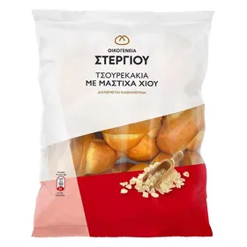 ΟΙΚΟΓΕΝΕΙΑ ΣΤΕΡΓΙΟΥ Τσουρεκάκι με Μαστίχα Χίου 300g