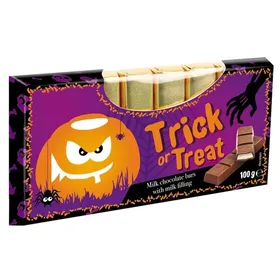 Halloween σοκ. μπάρες 100γρ.