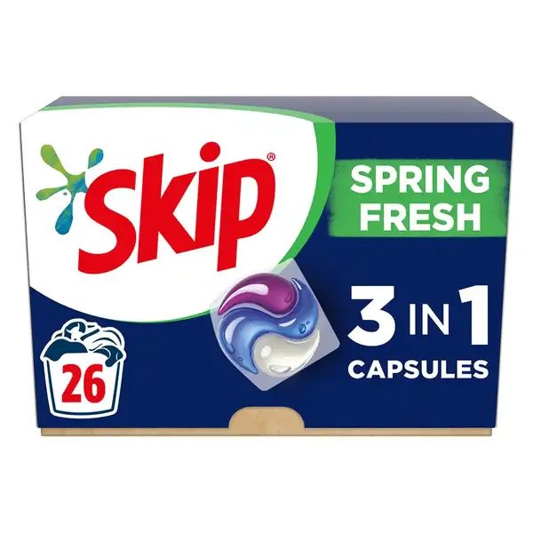 Skip Απορρυπαντικό Πλ. Ρούχων Κάψουλες Ultimate Fresh 26μεζ