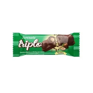 Triplo Σοκολάτα Γάλακτος με Κρέμα και Βάφλα 50gr