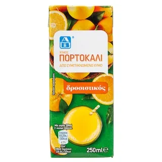 ΑΒ Χυμός Φυσικός Πορτοκάλι 250ml
