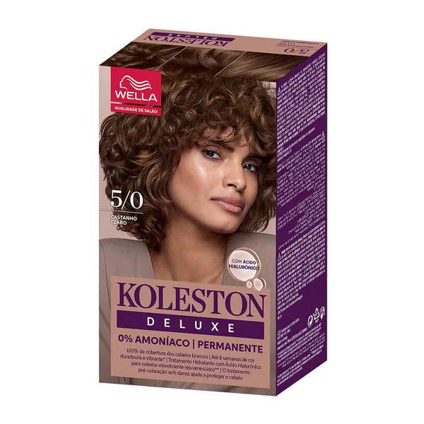 KOLESTON Βαφή Μαλλιών 5/0 Ανοιχτό Καστανό 1 Τεμάχιο