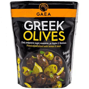 Gaea Ελιές Ανάμεικτες Χωρίς Κουκούτσι Σακουλάκι 150gr