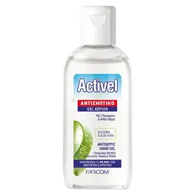 Farcom Activel Αντισηπτικό Τζελ Χεριών Διάφανο 80ml.