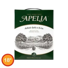 Apelia Κρασί Λευκό Ξηρό 3lt.