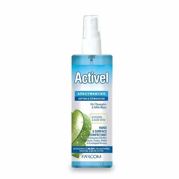 Activel Απολυμαντικό Χεριών & Επιφανειών 100ml.