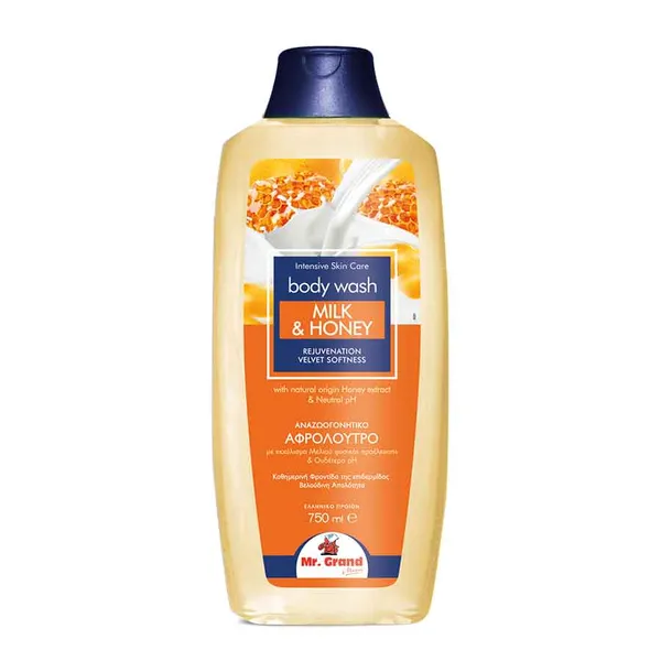 MrGrand Αφρόλουτρο Milk & Honey 750ml.