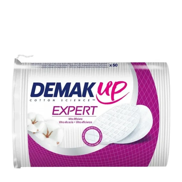 DEMAK'UP EXPERT δίσκοι ντεμακιγιάζ οβάλ 50τμχ
