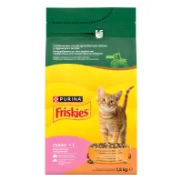 Friskies Ξηρά Τροφή Για Γάτες Junior Κοτόπουλο,Γάλα & Λαχανικά 1,5kg