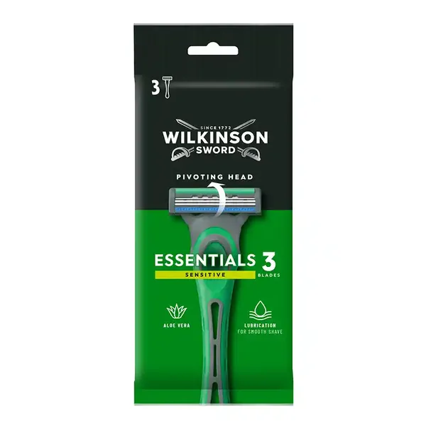 Wilkinson Essentials 3 Sensitive Ξυραφάκια Μία Χρήσης 3τεμ