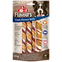 8in1 Triple Flavour Rolls Για Σκύλους 113gr