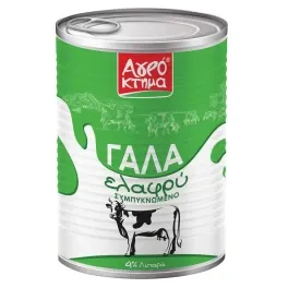 Αγρόκτημα Γάλα Light Εβαπορέ 4% Λιπαρά 410g