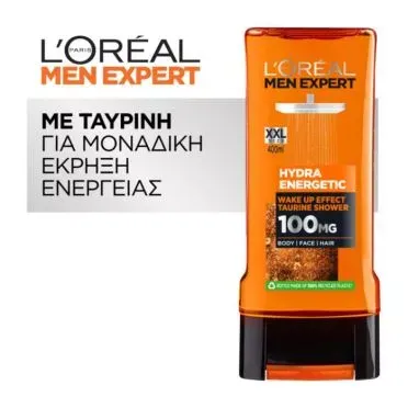 LOREAL MEN EXP.H.ENERG.TAUR. SH.GEL400ML