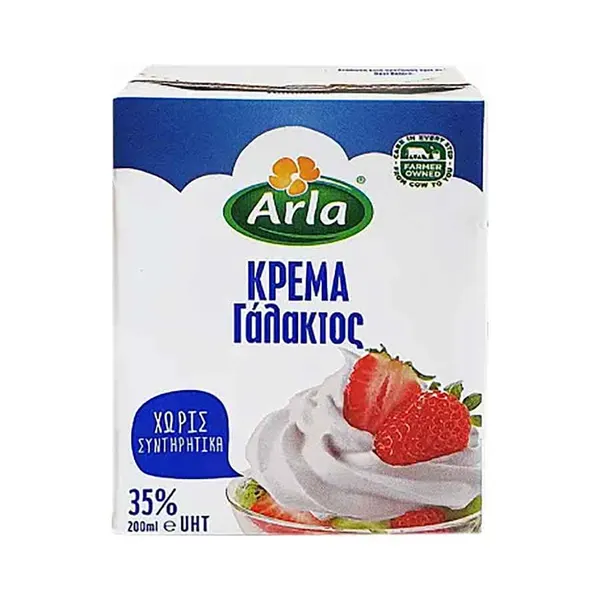 Arla Κρέμα Γάλακτος 35% Λιπαρά 200ml.