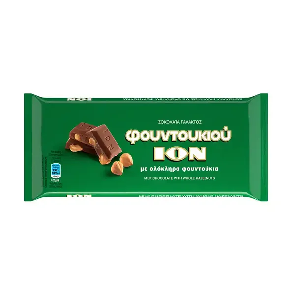 ΙΟΝ Σοκολάτα Γάλακτος με φουντούκια 100γρ.