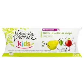 NATURE'S PROMISE Αποξηραμένα Φρούτα Λωρίδες Μήλο Αχλάδι 20g