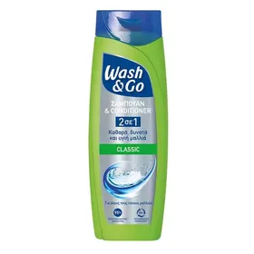 Wash & Go 2in1 Σάμπουαν Classic 360ml