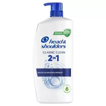 Head & Shoulders Classic Clean 2 Σε 1 Αντιπιτυριδικό Σαμπουάν και Conditioner 1000ml Pump