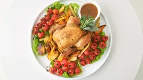 Ολόκληρο κοτόπουλο με μπαχαρικά