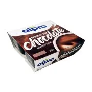 Alpro Επιδόρπιο Σόγιας Μαύρη Σοκολάτα 4x125gr
