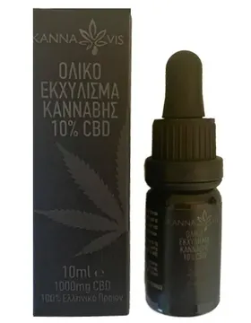 KANNAVIS Εκχύλισμα κάνναβης 10% 10 ml