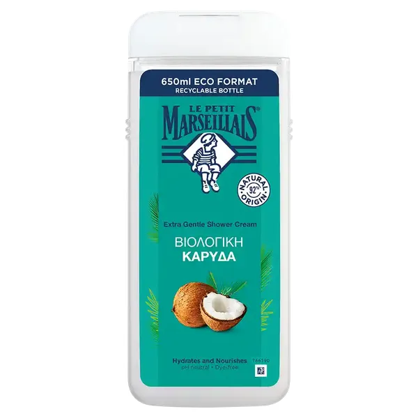 Le Petit Marseillais Αφρόλουτρο Καρύδα 650ml.