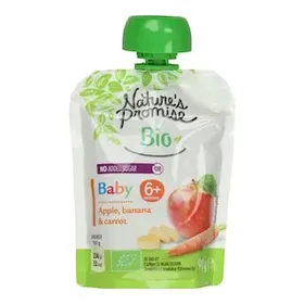 NATURES PROMISE BIO Φρουτοπουρές Βιο Αχλάδι 90g