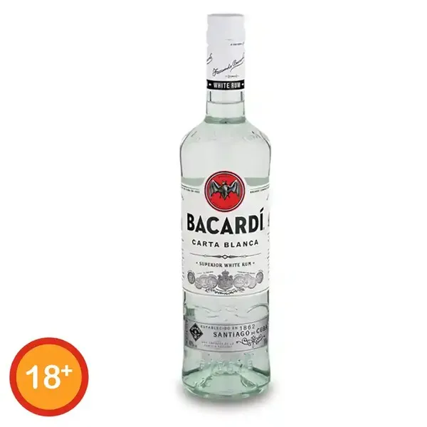 Ρούμι λευκό BACARDI carta blanca 700ml