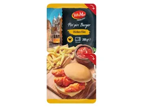 Chicken burger piri piri (Φιλέτο, Πανέ)