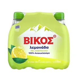 λεμονάδα ή πορτοκαλάδα ή πορτοκαλάδα χ. ανθρακικό pet 6x330ml