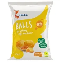 3ΑΛΦΑ Snacks Balls Τυρί Cheddar 85γρ